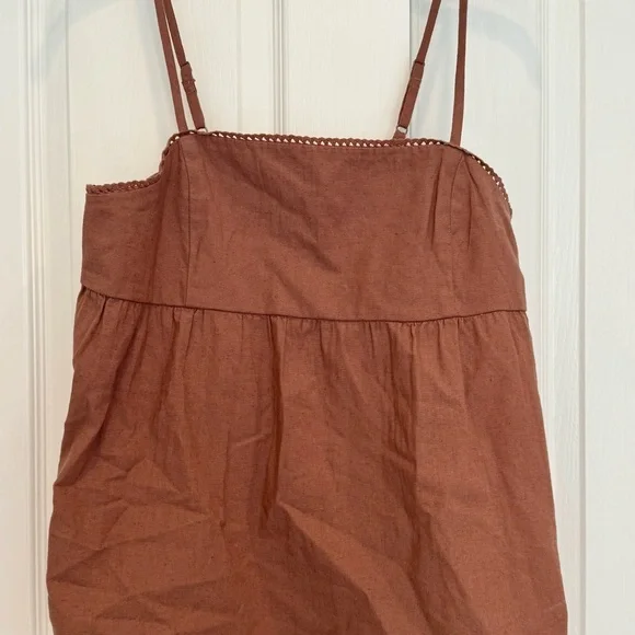NWT Abound Brown Topaz Babydoll Camisole - Picture 2 of 8